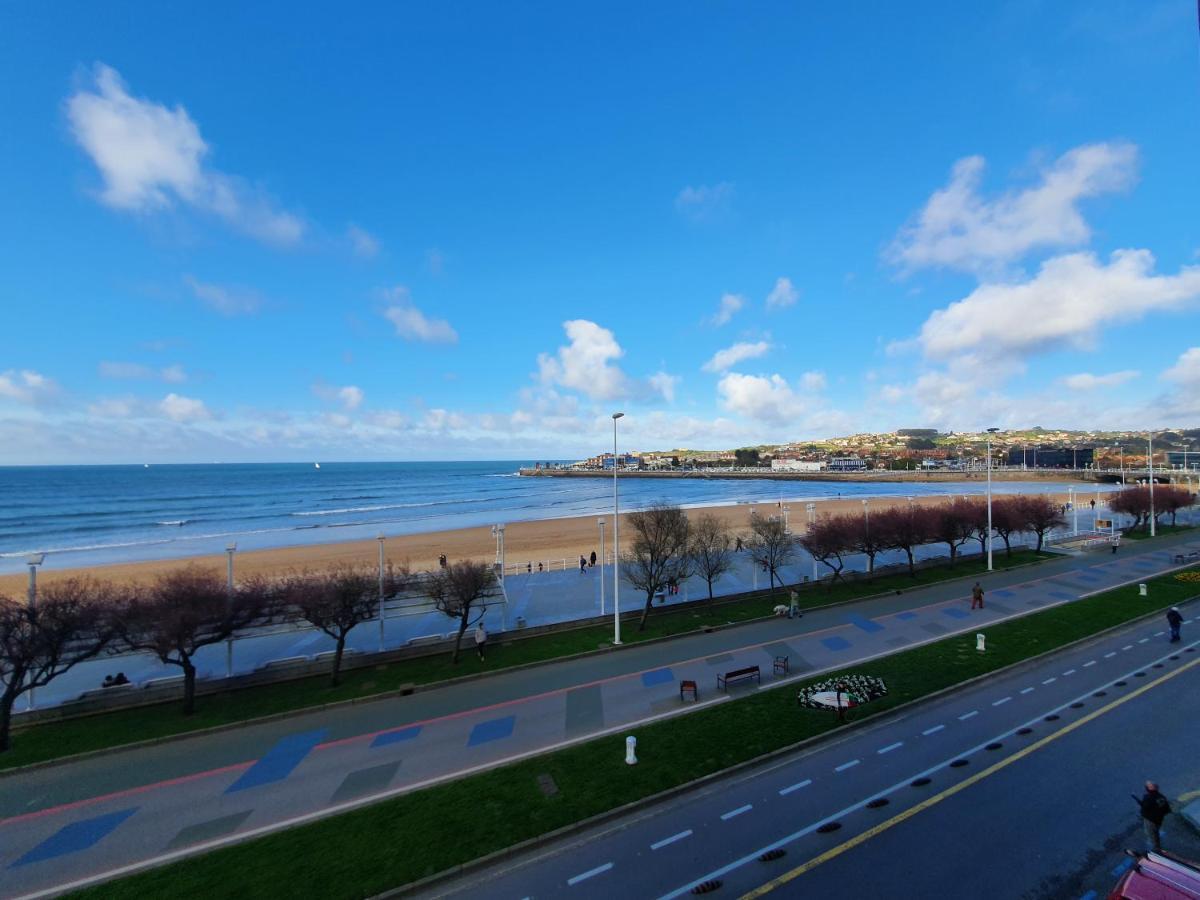 Playa 12 - El Lujo De Estar En 1ª Linea De Playa - Vut-4043-As Apartman Gijón Kültér fotó